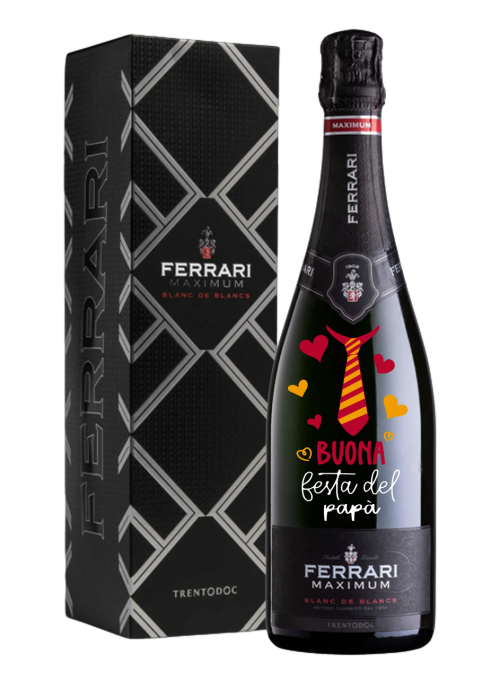 Ferrari Maximum Blanc De Blancs Limited Edition Father's Day with case