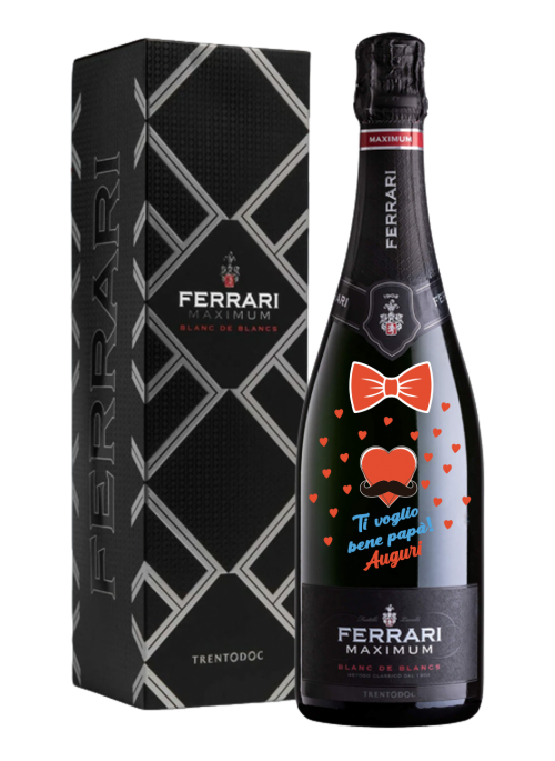 Ferrari Maximum Blanc De Blancs Limited Edition Father's Day with case