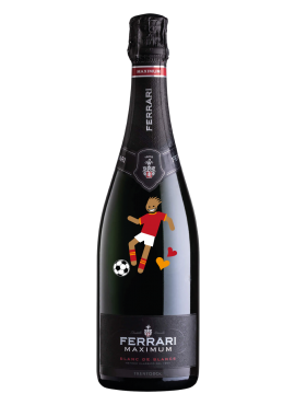 Ferrari Maximum Blanc De Blancs Edizione Limitata Cuore Giallorosso