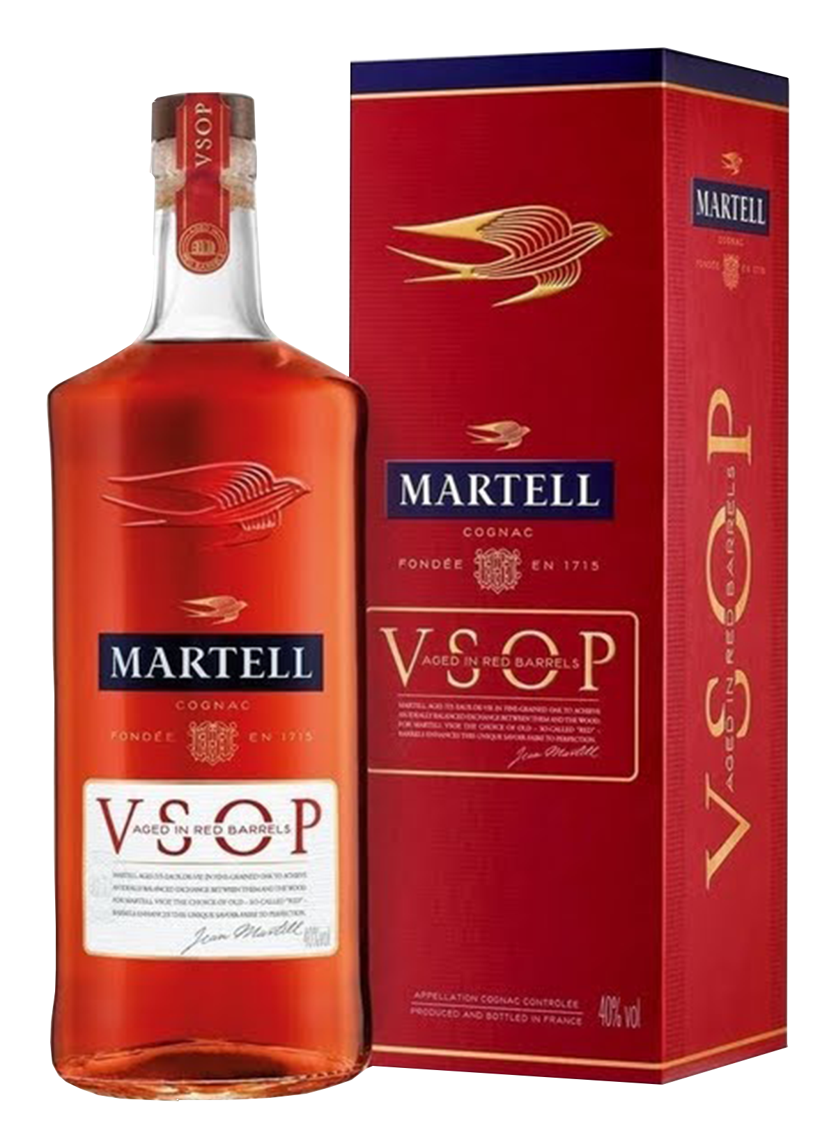 VSOP Aged in Martell Barrels Red
