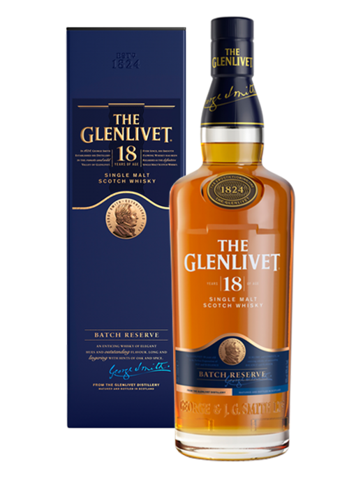 Scotch Whisky Single Malt 18 Ans d'âge - The Glenlivet