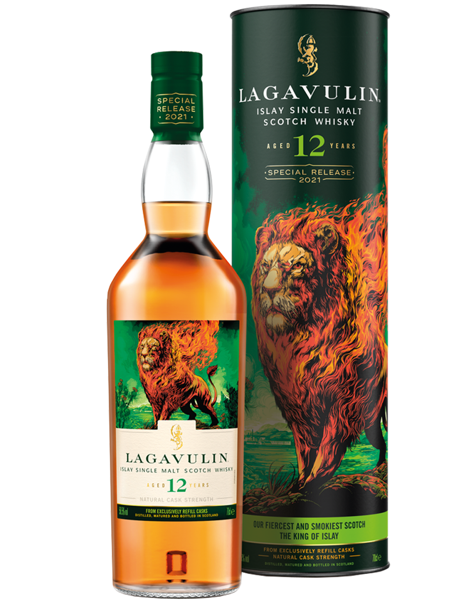 Lagavulin 8 Y.O. Scotch Whisky 70 Cl Astucciato