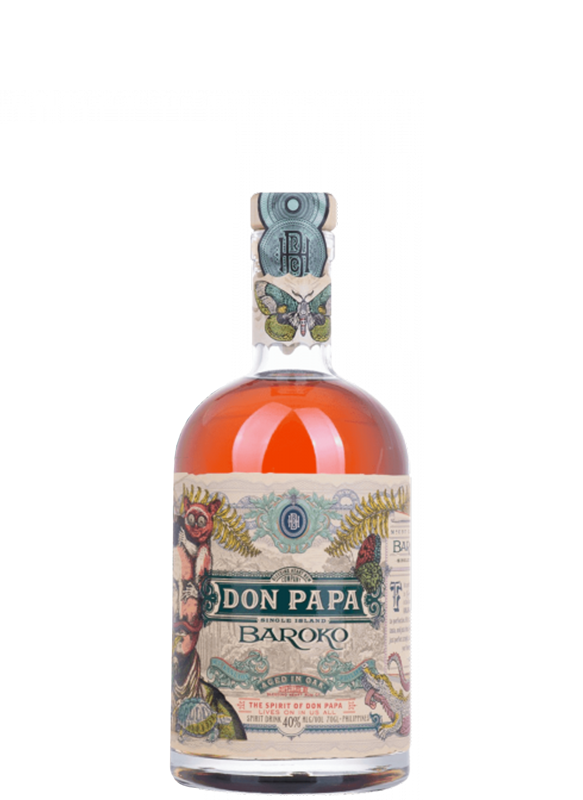 Rum Don Papa Baroko vol. 40% cl. 70 - Bevery