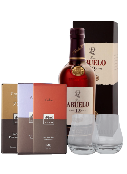 Tasting Ron Abuelo 12 yo and Maglio chocolate