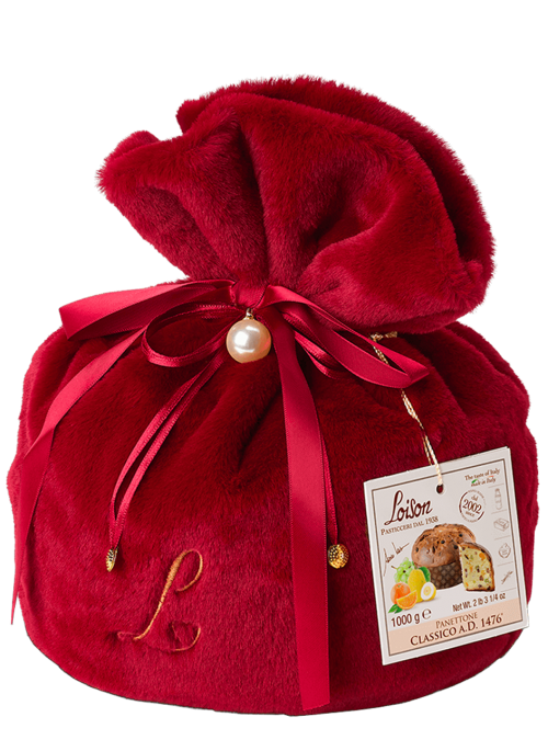 Panettone Classico Loison AD 1476 Coccole Sacchetto Rosso