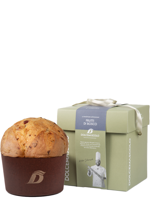 Panettone with berries Dolcemascolo