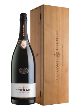 Ferrari Brut Jeroboam personalizzato con cofanetto