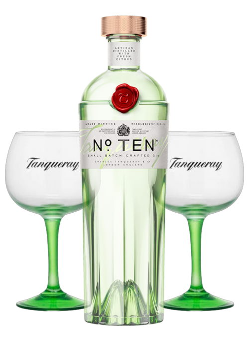 Tanqueray N° Ten + 2 bicchieri