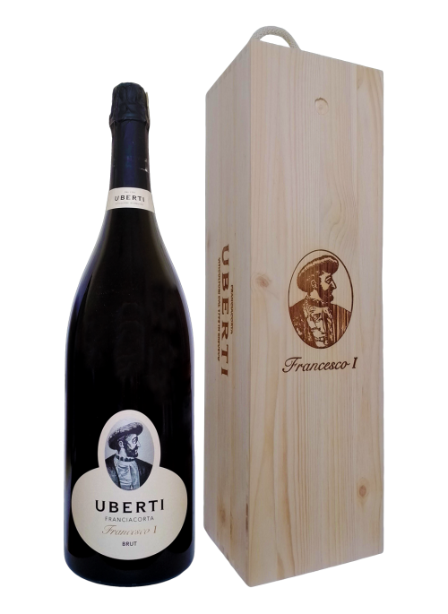 Francesco I brut Jeroboam con cofanetto di legno