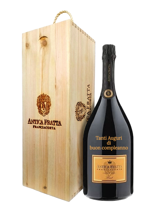 Brut Magnum con cassetta legno personalizzato