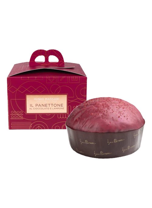 Chocolate and Raspberry Panettone - Limited Edition - Iginio Massari