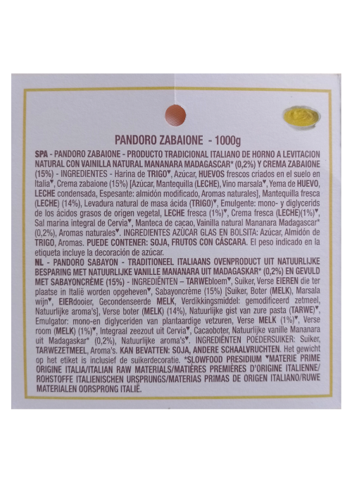 Pandoro zabaione Loison