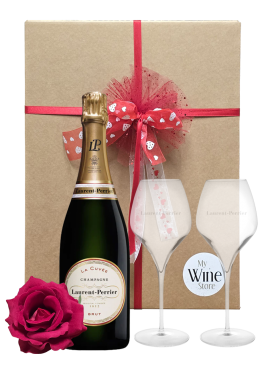 Box San Valentino Champagne Brut Laurent Perrier