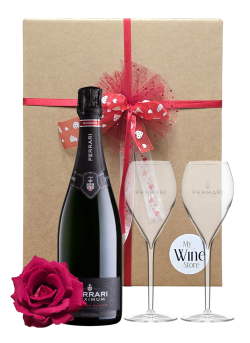 Ferrari Maximum Blanc De Blancs Valentine's Day Box