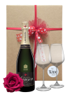 Box San Valentino Champagne Brut Black Label Lanson