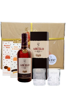 Box Degustazione Rum Abuelo 12 - Filetti di arancio e di mandarino Maglio