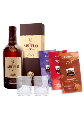 Tasting Ron Abuelo 12 yo and Maglio chocolate