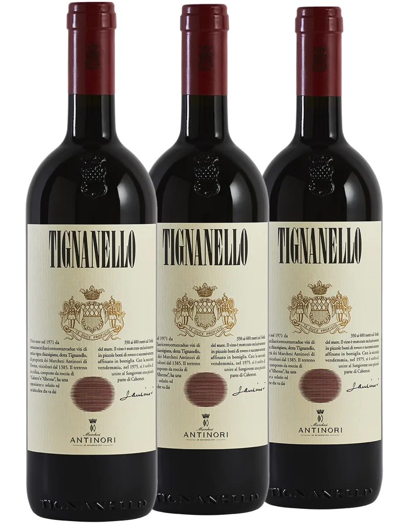 Tignanello Verticale 2015,2016, 2017 NV