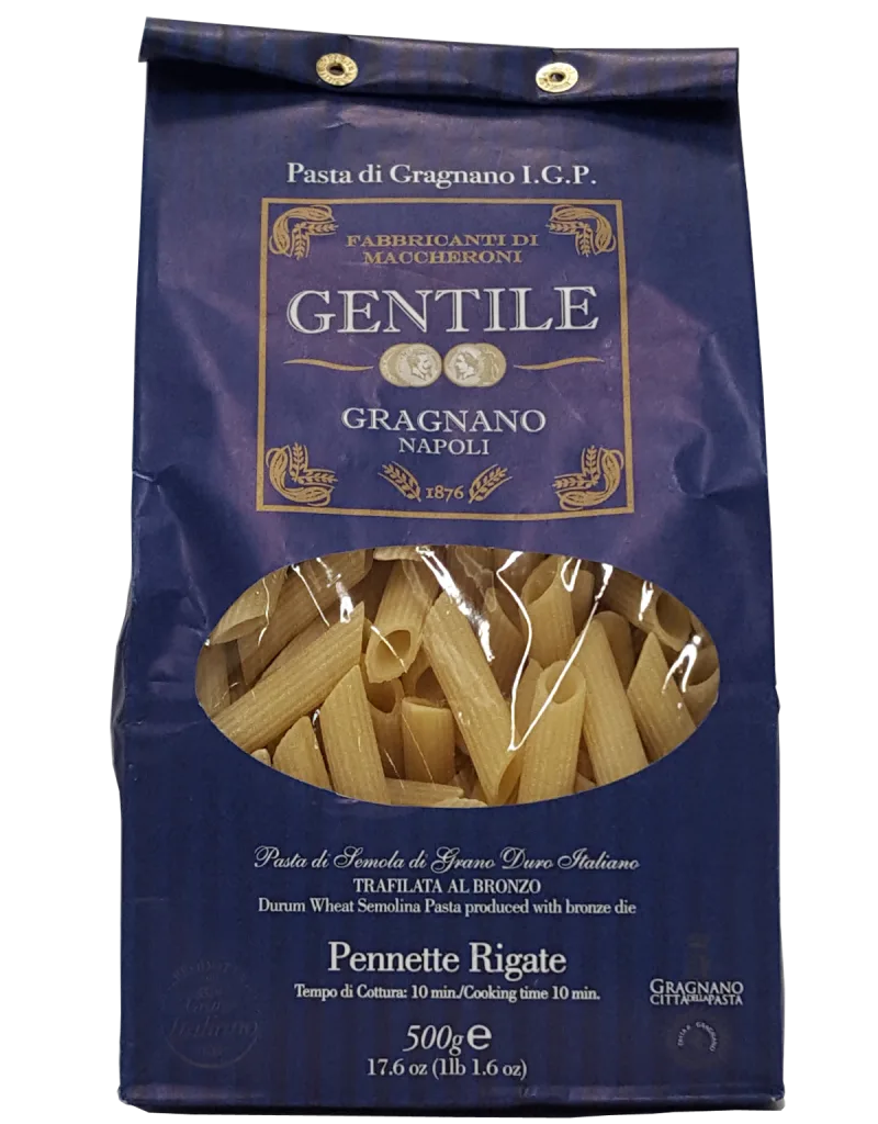 Gentile - Pasta di Gragnano I.G.P. - Pennette rigate