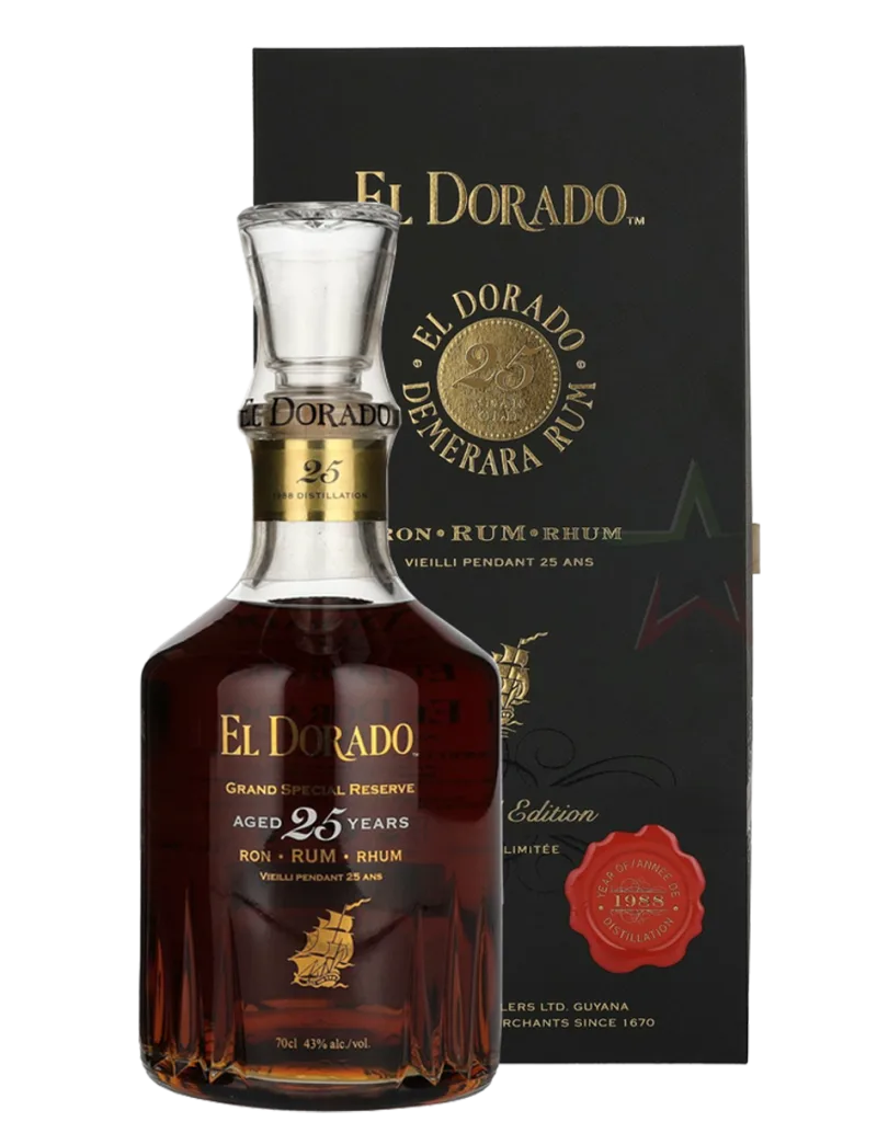 Rum El Dorado 25 yo vintage 1992