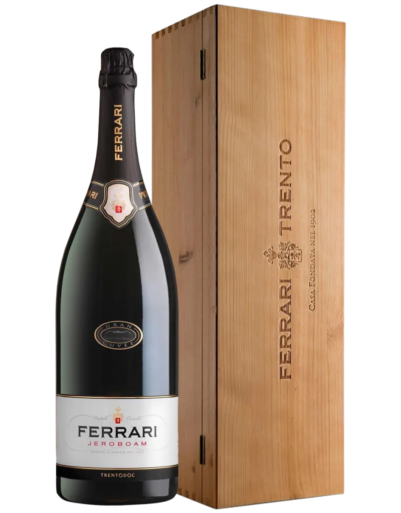 Ferrari Brut Jeroboam personalizzato con cofanetto