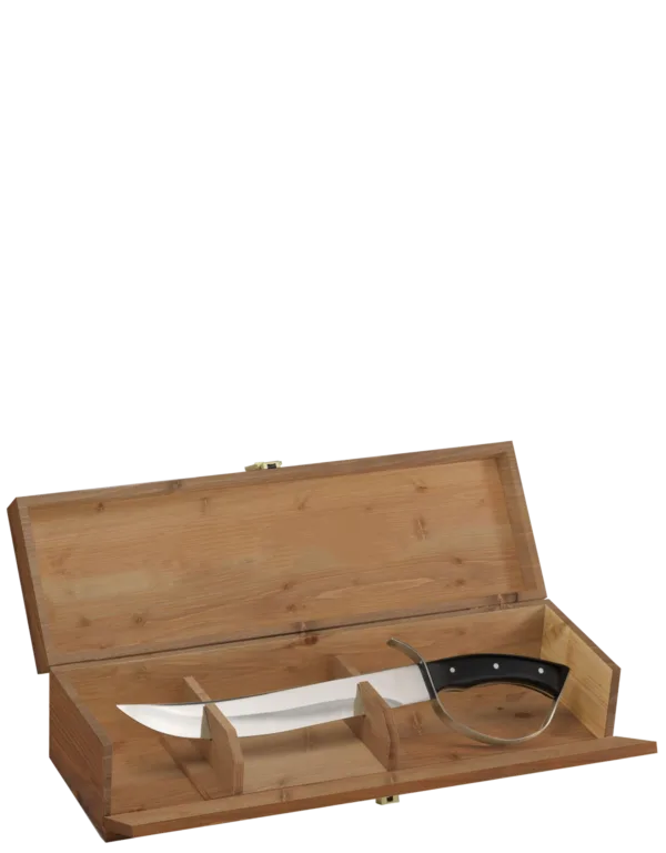Cassetta sciabola sommelier black