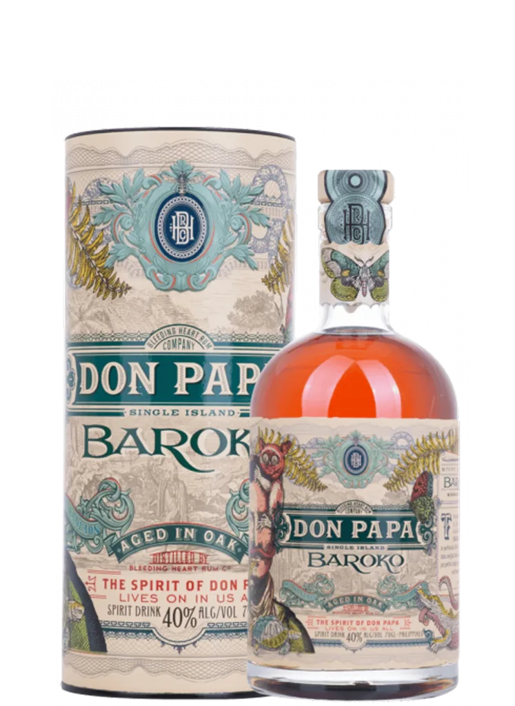 Don Papa Baroko con astuccio