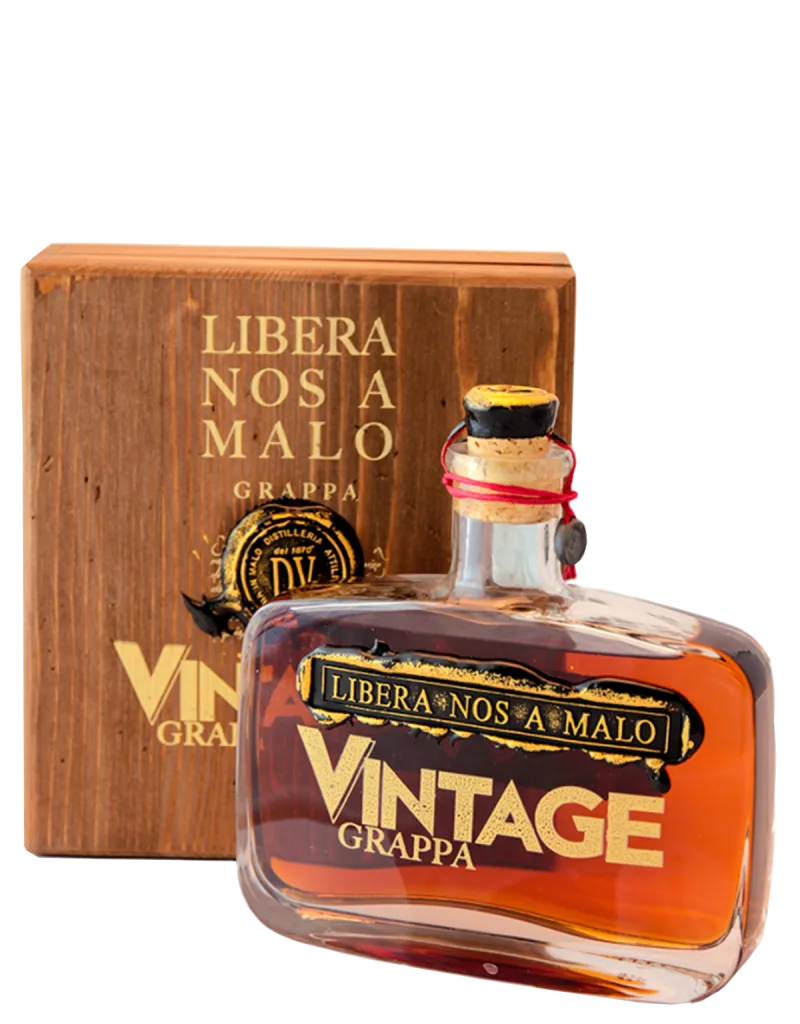 Libera Nos A Malo Vintage Grappa con cofanetto