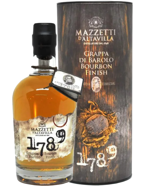 1789 Grappa di Barolo Bourbon astucciata