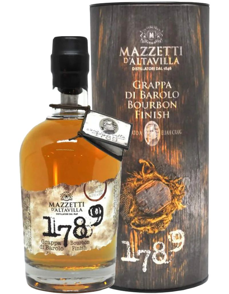 1789 Grappa di Barolo Bourbon astucciata