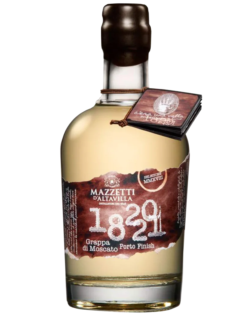 1820-21 Grappa di Moscato Porto astucciata