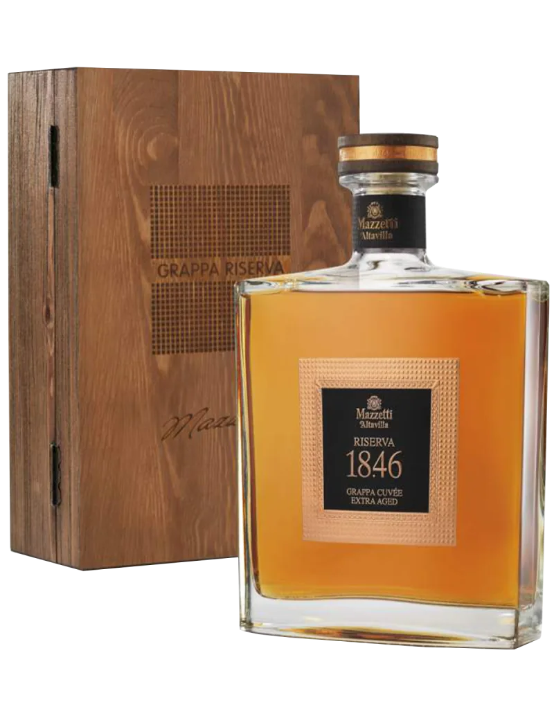 Grappa Riserva 18.46 con cofanetto
