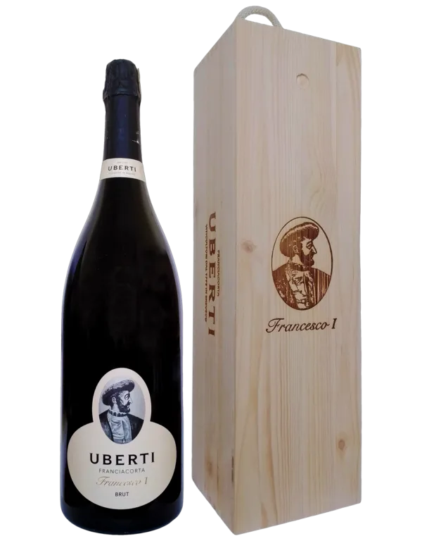 Francesco I brut Jeroboam con cofanetto di legno