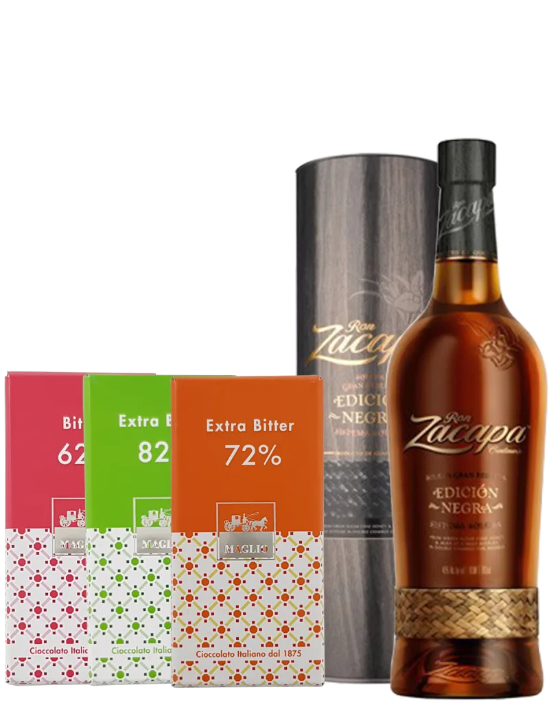 Degustazione Zacapa Ediciòn Negra e cioccolato Maglio
