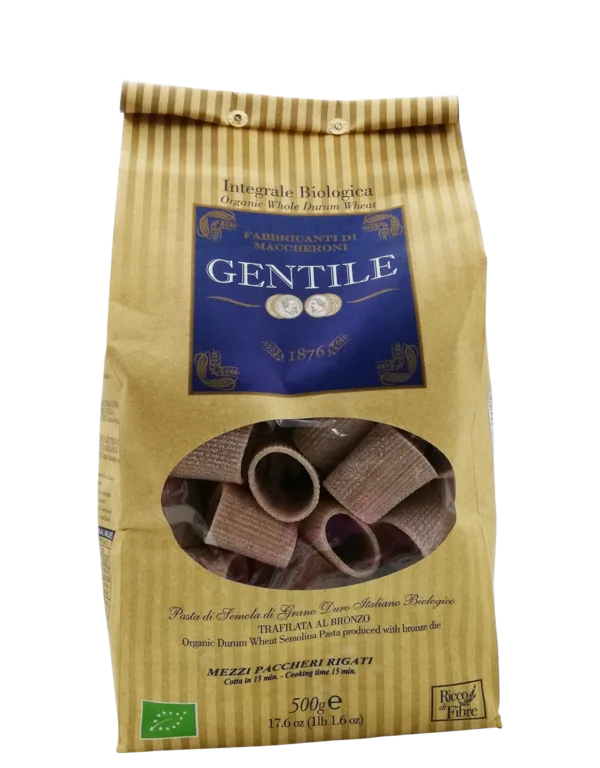 Mezzi Paccheri Rigati integrali Gentile