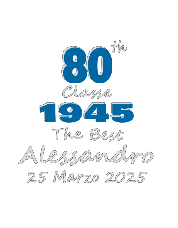 80th The Best 1945