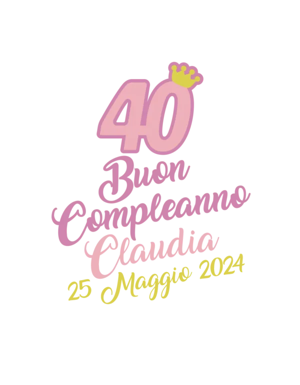 40 Buon Compleanno-W
