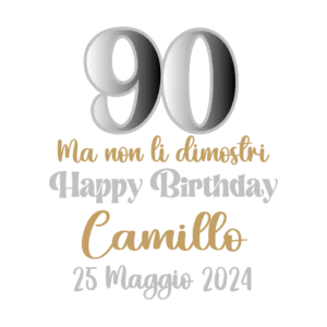 90 Non li dimostri