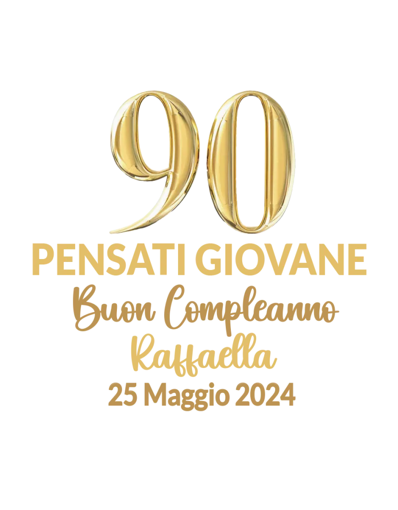 90 Pensati giovane