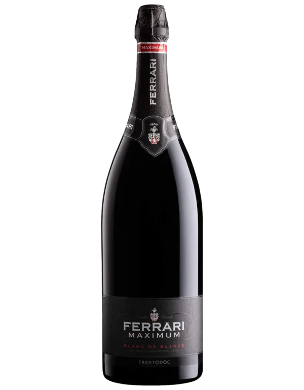 Ferrari Maximum Blanc De Blancs Jeroboam con cofanetto di legno