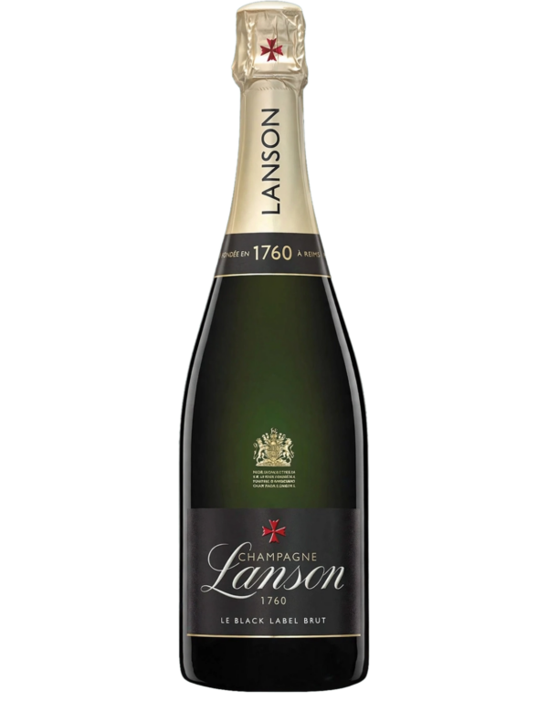 Champagne Brut Black Label Lanson astucciato