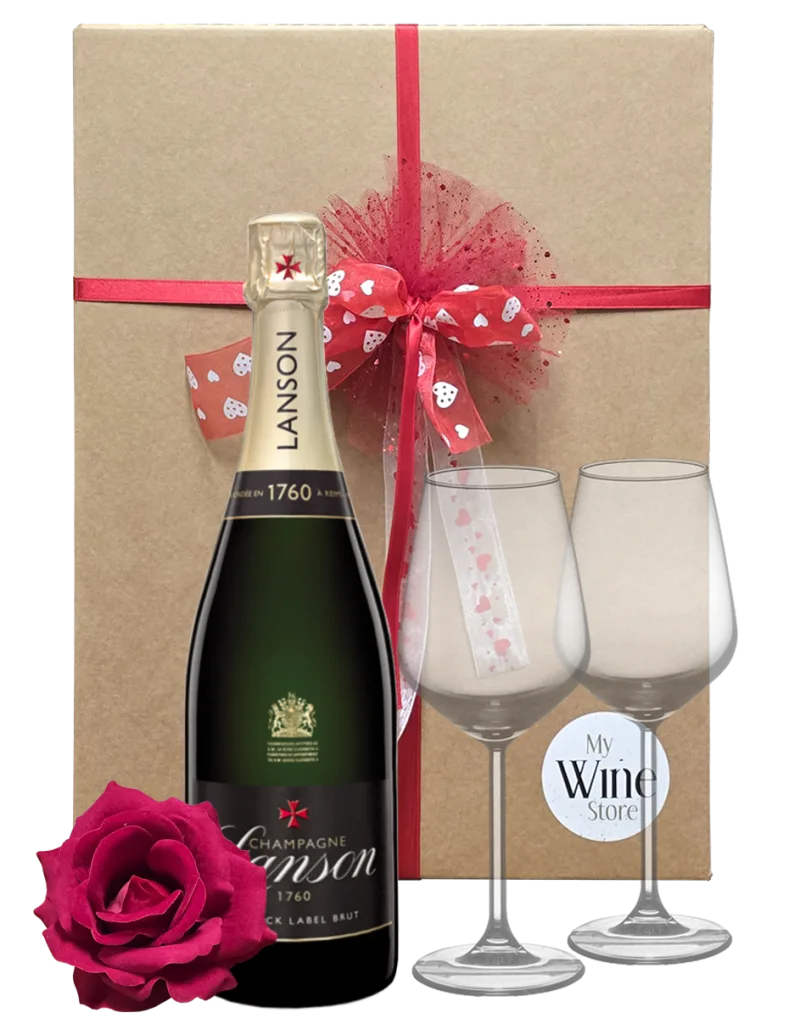 Box Amore Champagne Brut Black Label Lanson