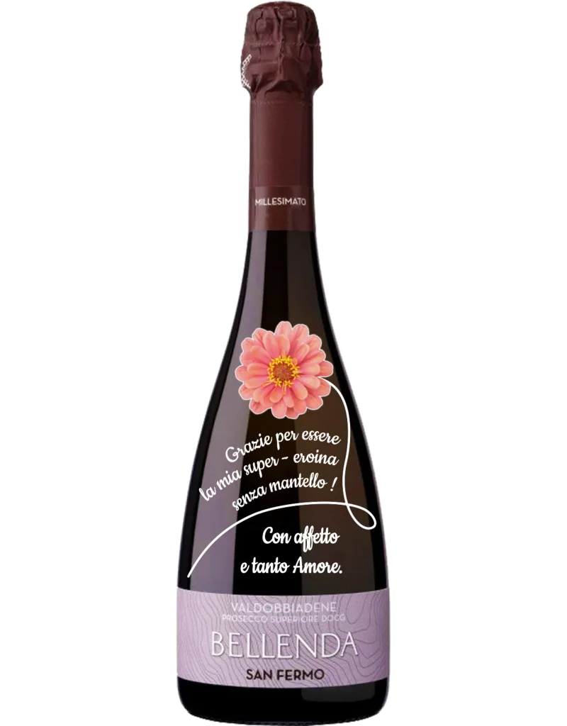 San Fermo Brut Edizione Limitata Festa della Mamma · Zinnia