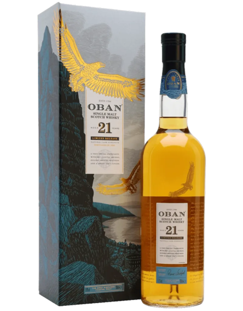 Oban Single Malt Scotch Whisky 21 Years Old