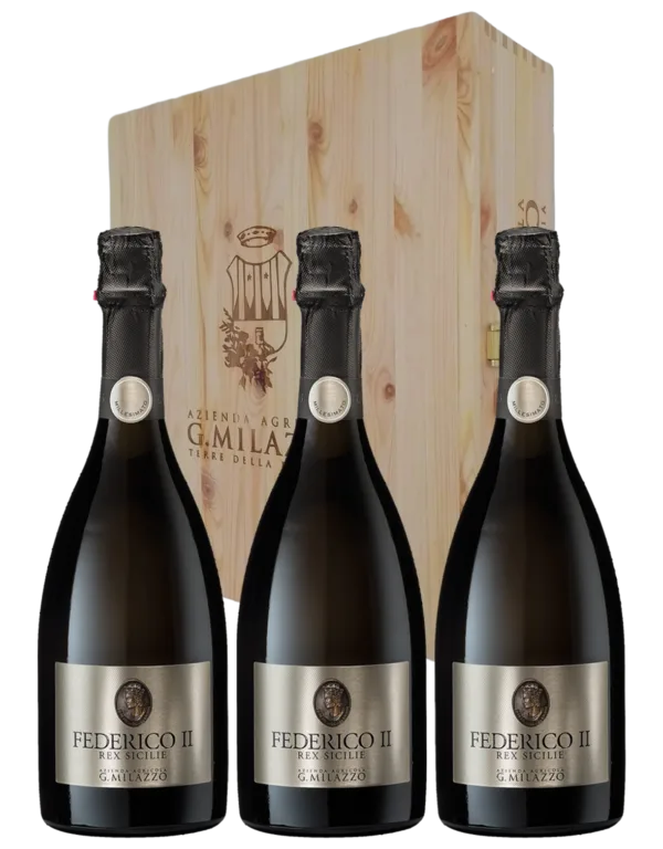 Cassetta 3 bottles Federico II Verticale 2003 – 2011 – 2016