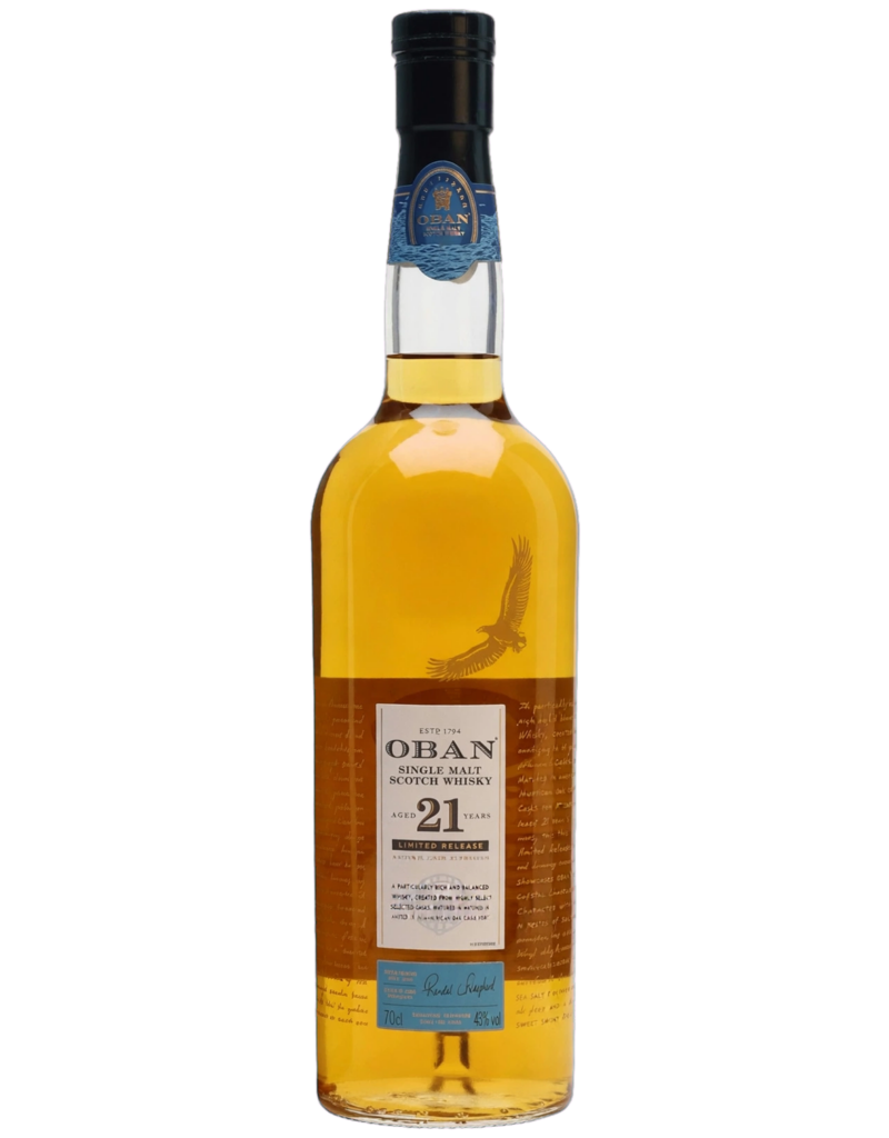Oban Single Malt Scotch Whisky 21 Years Old