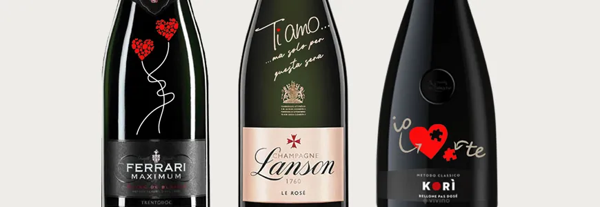 Bottiglie personalizzate per San Valentino - My Wine Store